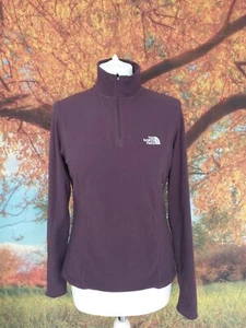 The North Face purple quarter zip polyester Fleece Jacket. UK women's size Small - Picture 1 of 10