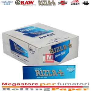 Cartine Rizla Blu King Size Slim – Lunghe Regolari, 50 Libretti - Photo 1 sur 1