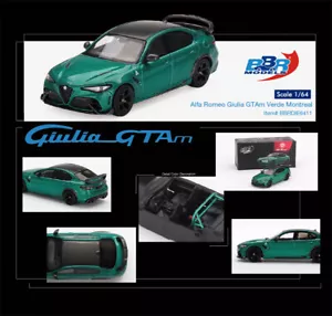 BBR 1:64 Alfa Romeo Giulia Verde Montreal GTA Diecast Model Car - Picture 1 of 10