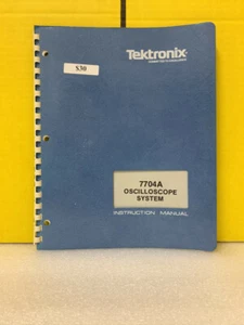 Tektronix 7704A Oscilloscope System Instruction Manual - Picture 1 of 2