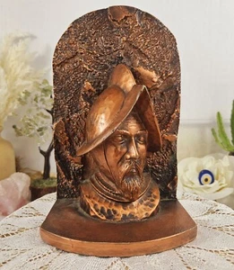 Vintage Large Composite Bust Bookend - Picture 1 of 9