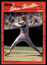 1990 Donruss Baseball Card Norm Charlton Cincinnati Reds #426