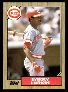 Tarjeta de novato 1987 Topps #648 Barry Larkin HOF radiocontrol - Imagen 1 de 2