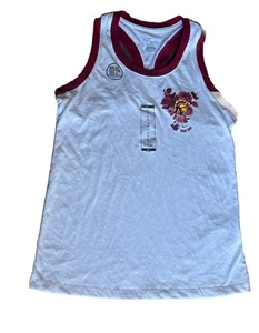 Nike USC Trojans Women's Raglan Sleeveless T Shirt White Logo Dri Fit ,S NWT - Picture 1 of 14