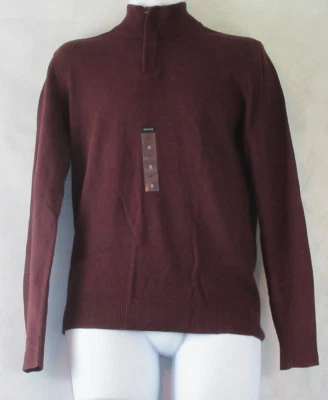 Alfani Men's Regular-Fit Quarter-Zip Sweater, Port Wine Red, Small S - Image 1 of 3