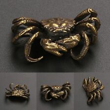 Antique Style Brass Crab Statue Delicately Crafted Copper Animal Ornament