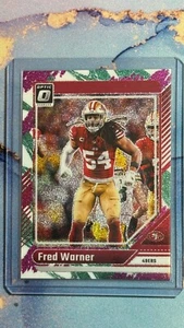 2024 DONRUSS OPTIC - Fred Warner, 49ers JAZZ SSP - Picture 1 of 2