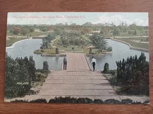 c1910s Sunken Gardens, Hampton Park, Charleston, SC, fashions, James Valentine - Picture 1 of 2