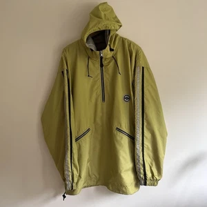 RARA Giacca Helly Hansen Board Wear L | Giallo Riflettente Y2K Tech Mezza Zip - Foto 1 di 19