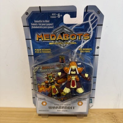 2001 Hasbro Medabots Warbandit Action Figure Robot Carded - Image 1 of 4