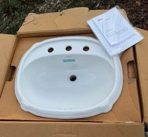 NEW Kohler Portrait K-2189-0 Bath Lavatory Bathroom Sink Basin WHITE - Picture 1 of 4