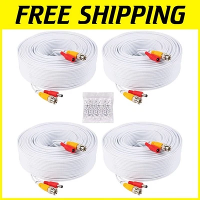 Security Camera Cable Set with Connectors - Image 1 of 4