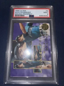 1995 ALEX RODRIGUEZ Ultra Golden Prospect GOLD MEDALLION Rc #9 PSA 9 Low Pop - Picture 1 of 2