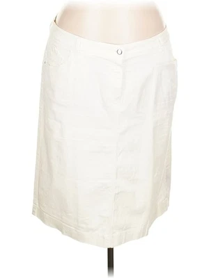 Falda informal marfil para mujer Marina Rinaldi 20 Plus Foto 1 de 2