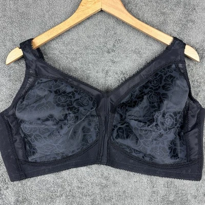 Sujetador Inalámbrico Playtex 18 Horas 50C Negro Satinado Taza Suave 4693 Suavizante Comodidad Nuevo Foto 1 de 4