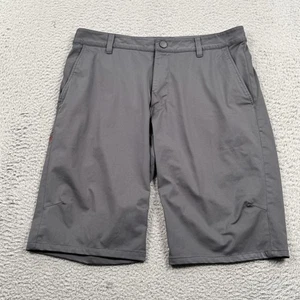 Rhone Shorts Mens 31 Grey Polyester Performance Golf Lightweight F/W17 ASP-31 - Picture 1 of 12