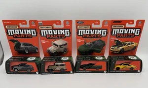Matchbox Moving Parts-Lexus LX, Land Cruiser FJ40, Mustang, Charger Hellcat-NEW - Picture 1 of 1