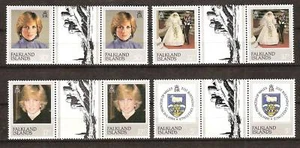 FALKLAND ISL. # 348-51 MNH PRINCESS DIANA 21st BIRTHDAY - Picture 1 of 1