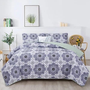Quilt 4 Piece Bedspread Queen King Size Down Alternative Coverlet Bedding Set - Picture 1 of 43
