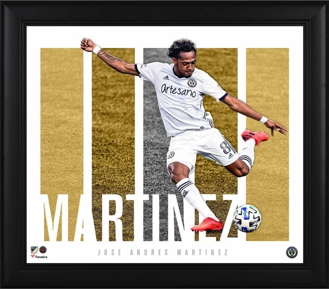 Jose Andres Martinez Philadelphia Union Framed 15x17 Player Panel Collage Cover