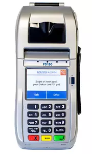 *UNLOCKED* First Data FD150 EMV NFC (Dial/IP) Credit Card Machine - CARLTON 501 - Picture 1 of 4