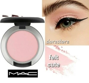 MAC Powder Kiss Soft Matte Eye Shadow *FELT CUTE* / 0.05 oz / New In Box - Picture 1 of 6
