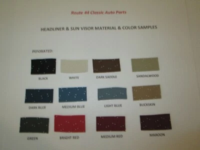 Headliner 1966-1967 Plymouth Belvedere, Satellite Sedan 4 bow Perforated pattern - Image 1 of 2