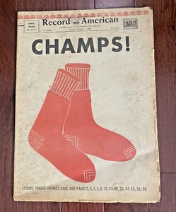 VTG Boston Record American Newspaper RED SOX CHAMPS! 10/2/1967 - Picture 1 of 9