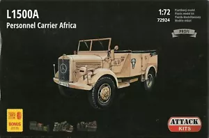 Bindung 1/72 Mercedes Benz L1500A 4x4 leichter LKW für Personal - Nordafrika - Bild 1 von 1