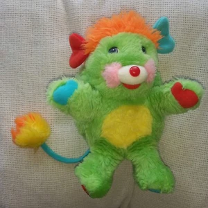 Plush Green Putter puffball POPPLES soft toy MATTEL VINTAGE 1980's collectable - Picture 1 of 6