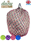 Double Haynet Feeder For Greedy Horses Metal Ring Hay Net Bag 40 Inch Red