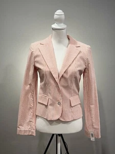 CLEARANCE! Tailor New York Striped Blazer Size 4 NWT - Picture 1 of 5