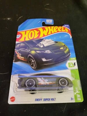 2025 Hot Wheels #101 HW EV 7/10 CHEVY SUPER VOLT Green New Near Mint — 第 1/2 张图片