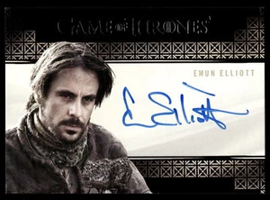 2021 Rittenhouse Game of Thrones EMUN ELLIOTT AUTO MARILLION - Picture 1 of 2