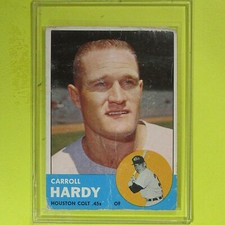 CARROLL HARDY  1963  VINTAGE  Topps #468  Houston Colt 45's