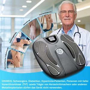 TENS EMS Durchblutungsstimulator Fußmassagegerät Schmerzlinderung für Waden/Füße - Bild 1 von 10