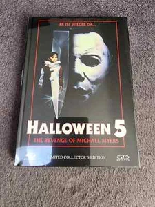 Halloween 5 Blu Ray Mediabook by NSM Reg B Import Rare OOP Myers DVD Bluray - Imagen 1 de 6
