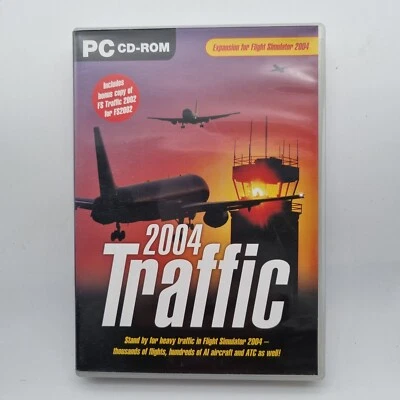 TRAFFIC 2004 Pc cd Rom Add-On Expansion Flight Simulator Sim 2004 - Image 1 of 3