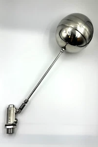Stainless Steel Float Ball Valves - 1/2” NPT Male Thread Flow Control Float - Picture 1 of 5