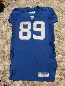 2010 Detroit Lions Will Heller #89 Game Issued Blue Jersey Color Rush 46 - Picture 1 of 6