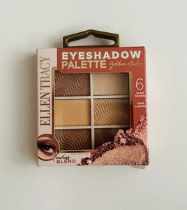 Neu Ellen Tracy Lidschatten Palette Golden Nudes 6 Glam Shades  - Bild 1 von 13