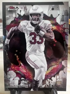 Trey Benson 2024 Finest #283 RC RARE Arizona Cardinals - Picture 1 of 2