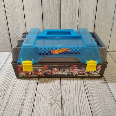 Hot Wheels Race Case Action doble coche lanzadores caja de almacenamiento Mattel 2015 Foto 1 de 4