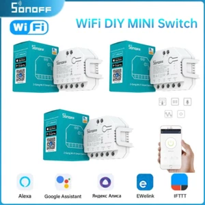 Interruptor inteligente SONOFF DUAL R3 WiFi Bluetooth 16A Interruptor S-MATE Control remoto Reino Unido~~ - Imagen 1 de 14