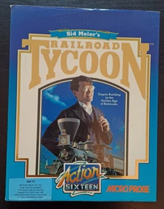 Sid Meier's Railroad Tycoon PC DOS ORIGINAL Big Box 3,5" MicroProse SONDERPREIS! - Bild 1 von 6