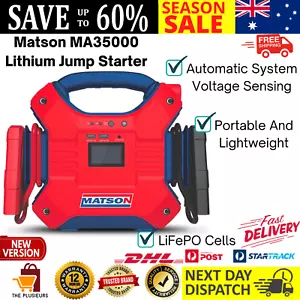 Jump Starter 12v 24v Jumper Booster Pack Car Truck Diesel 35000mAh NEW AU - Picture 1 of 13