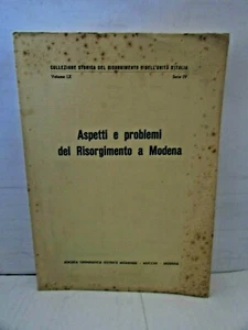 ASPETTI E PROBLEMI DEL RISORGIMENTO A MODENA - 1963,mucchi - P2 - - Picture 1 of 3