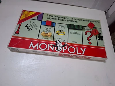 Completo 100% Monopoli Monopoly 50° anniversario Edizione Speciale Parker - Immagine 1 di 4