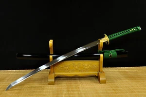 Japanese Samurai Katana Sword 9260 Spring Steel Blade Battle Ready Full Tang - Picture 1 of 10