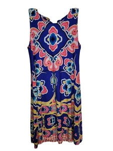 MSK WOMEN'S SZ S FLORAL PRINT DRESS - Picture 1 of 4